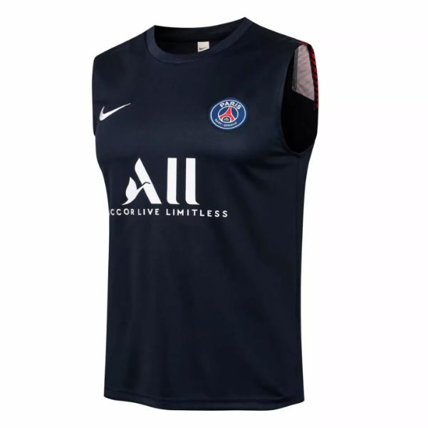 2021/22 PSG Navy Soccer Vest T-Shirt